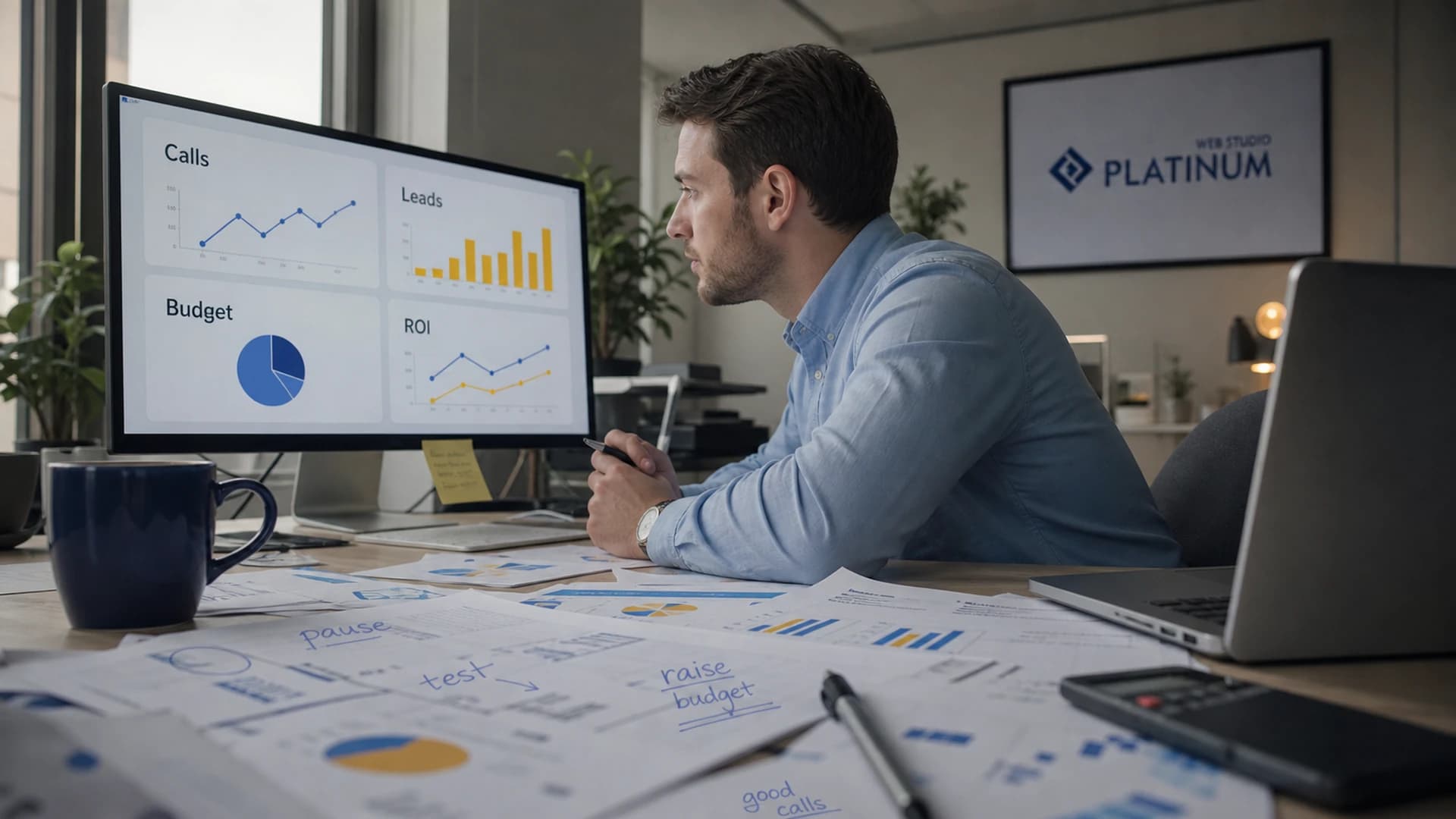 Platinum Web Studio marketing performance and ROI analytics review
