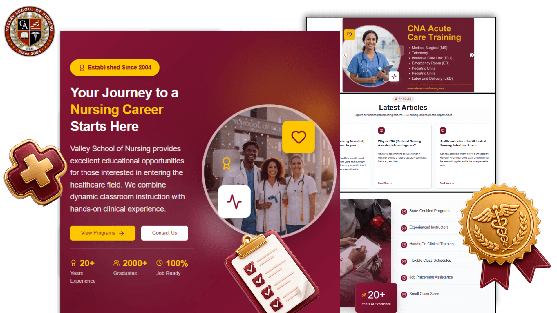 PT Micros website preview