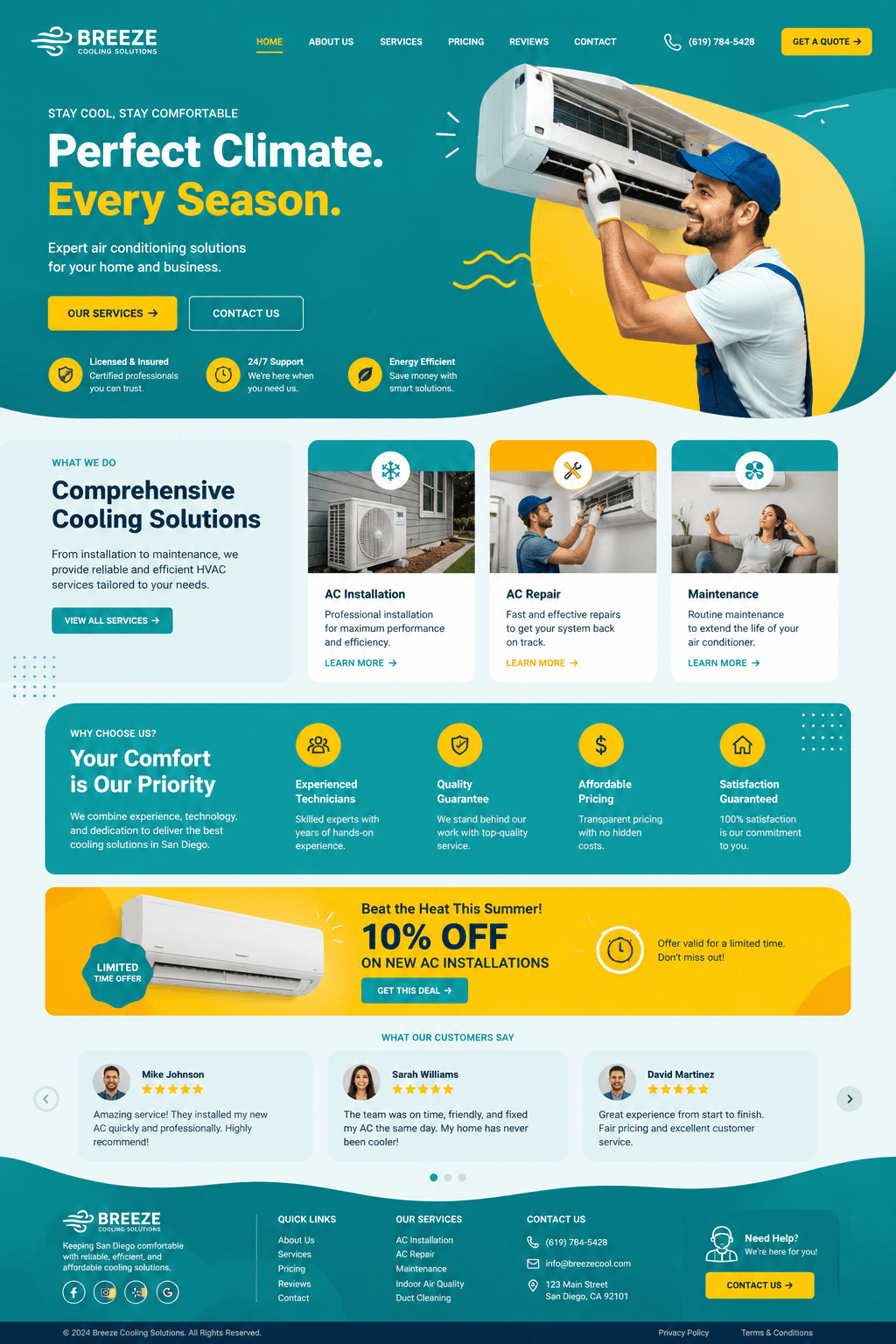 HVAC & plumbing marketing in Long Beach