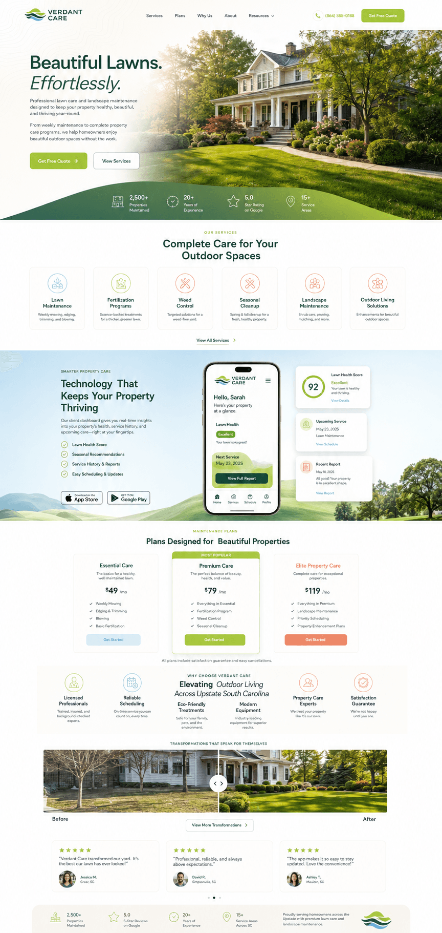 Pages for associations and property managers, Landscaping Marketing in Calabasas