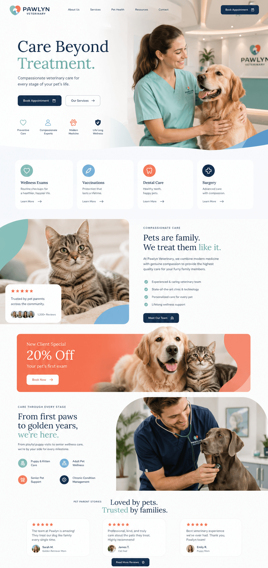 Veterinary Clinics website design in Los Angeles