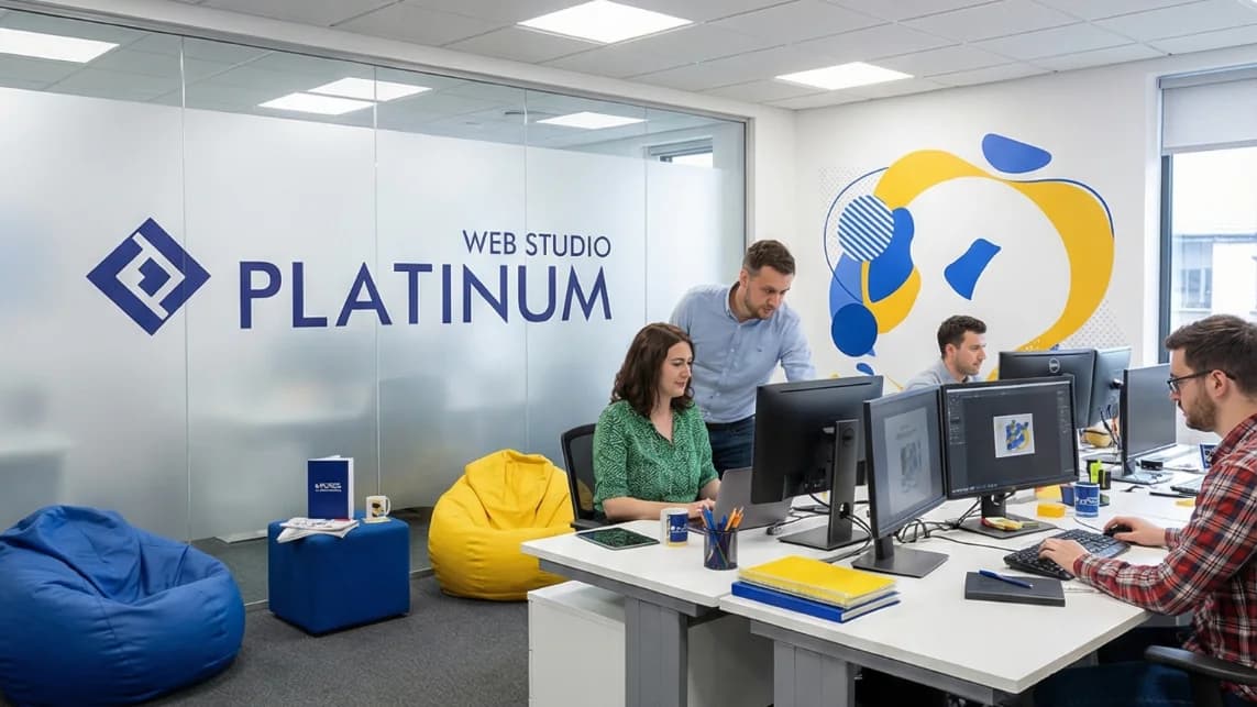 Platinum Web Studio office lounge