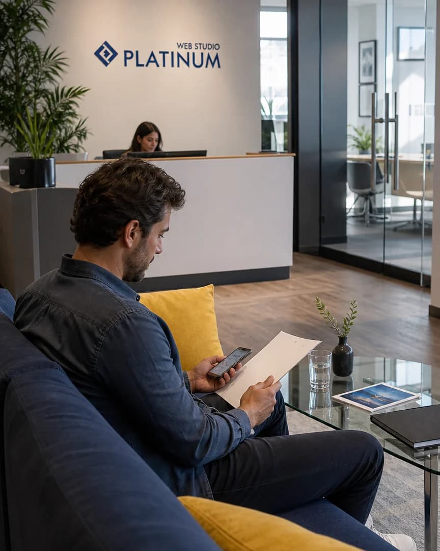 Platinum Web Studio team planning a campaign
